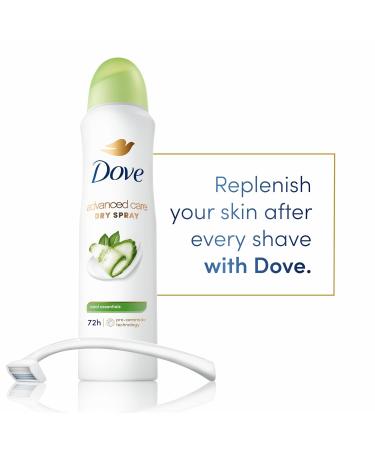 Dove Advanced Care Antiperspirant Deodorant Dry Spray Cool Essentials 4 Count Antiperspirant deodorant for helping your skin barrier repair after shaving With Pro Ceramide Technology 3.8 oz 15.2 Ounce (Pack of 1) Cool Essentials - Buy Online on GoSupps.com