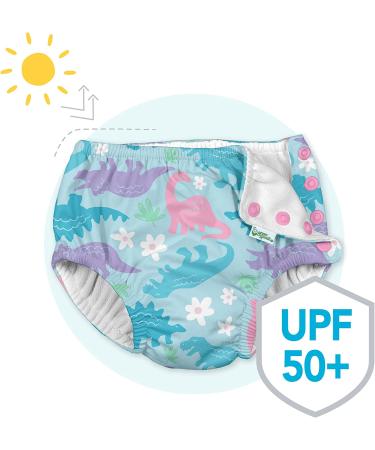 i play. by green sprouts Snap Reusable Swim Diaper | UPF 50+ Protection | 3T Navy - Buy Online on GoSupps.com