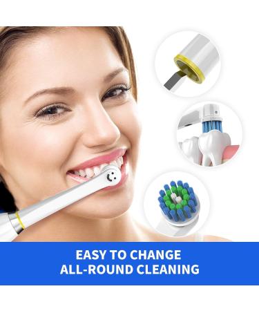 Oral-B Compatible Replacement Toothbrush Heads - 4 Count Pack - Buy Online on GoSupps.com