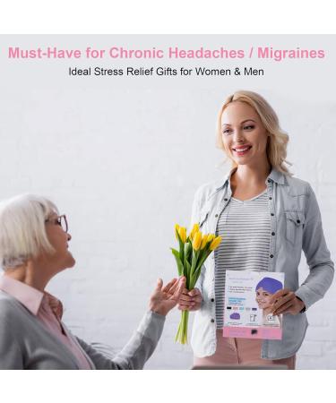 Gel Ice Migraine Relief Hat - Hot/Cold Therapy Cap for Headaches, Sinus, Hangovers - Reusable Ice Pack Mask for Tension, Sports Injuries - Pink - Buy Online on GoSupps.com