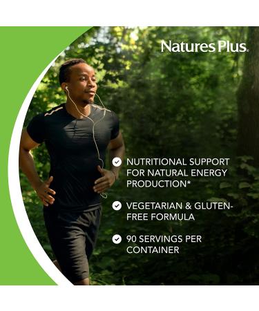 Nature's Plus B-Complex with Rice Bran - 90 Tablets for Energy & Wellness - Buy Online on GoSupps.com