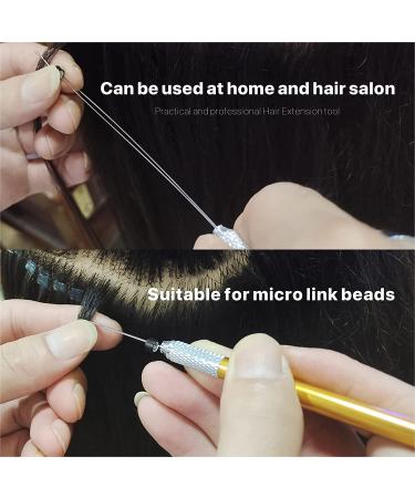 8PCS Hair Extension Loop Needle Threader Tool for Microlink Rings - Blue - Buy Online on GoSupps.com
