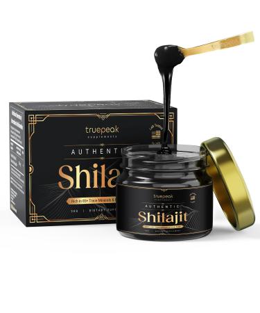 Himalayan Shilajit Resin - Gold Grade US-Lab Verified&Tested 500 mg Maximum Potency 85 Trace Minerals with Fulvic & Humic Acid Energy & Immune Support 30g
