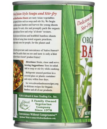 Native Forest Bamboo Shoots 14 oz - Premium Quality Organic Bamboo Shoots - Buy Online on GoSupps.com