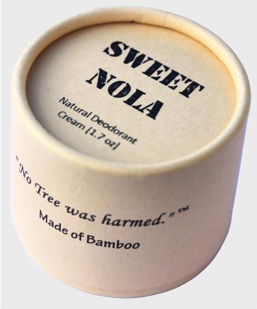 Natural Deodorant Cream Unscented Handmade in USA with Globally Sourced Organic Ingredients Biodegradable and Compostable Bamboo Container 1.7oz - Buy Online on GoSupps.com