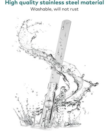 Stainless Steel Double-Sided Nail File with Anti-Slip Handle and Leather Case - Ideal for Men and Women - Buy Online on GoSupps.com