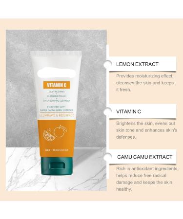 Facial Cleansing Cream - Deep Cleansing Skin Brightening Hydrating & Nourishing Face Wash For All Skin Types(1PCS) 1 Count (Pack of 1) - Buy Online on GoSupps.com