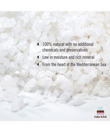 Mediterranean Sea Salt - Extra Coarse Grain 2 lb | Premium Quality Salt - Buy Online on GoSupps.com