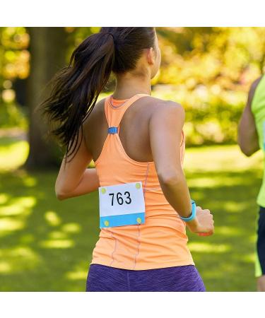 40 Pcs Running Bib Clips - Marathon Number Buckle Fasteners for Runners - Mixed Colors - Buy Online on GoSupps.com