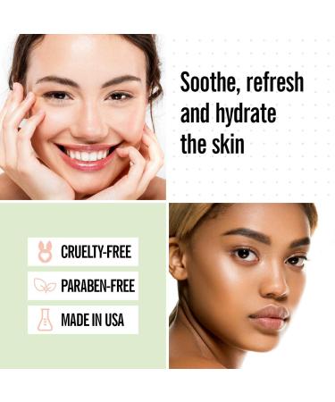 Valjean Smooth Anti-Aging Facial Mist with Glycolic Acid & Aloe Vera - Exfoliate Skin, Brighten Complexion | Cruelty-Free, Vegan | Made in USA (8 oz) - Buy Online on GoSupps.com