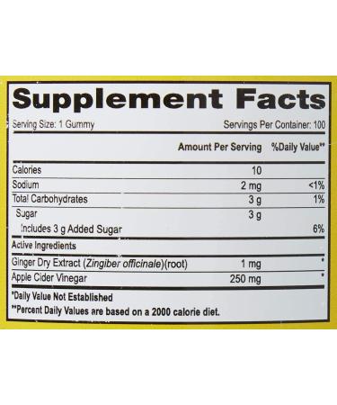 Raw Apple Cider Vinegar Gummies - Vegan & Non-GMO - 90ct - Buy Online on GoSupps.com