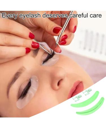 Silicone Eyelash Separator Tool - Eye Makeup Silicone Eyelash Separator for Extension | Beginners Lash Isolation Helper Grafting Speeder for Gathering Working Green - Buy Online on GoSupps.com
