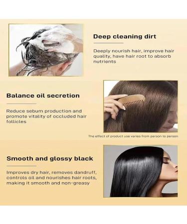  Lambo Polygonum Multiflorum Shampoo | Grey Reverse Polygonum Hair Growth Shampoo 240ml - He Shou Wu Hair Darkening Deep Cleansing Shampoo for Grey Hair Men Women  - Buy Online on GoSupps.com