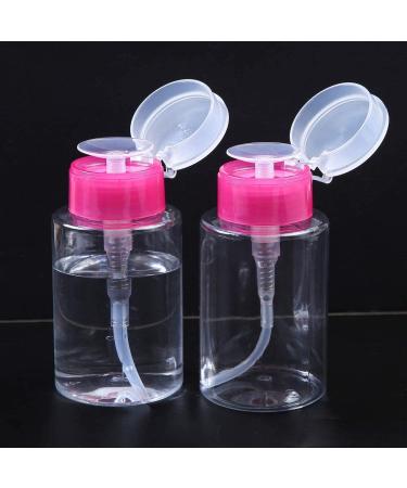 Nail Polish Remover Pump Dispenser 180 ML - Travel-Friendly Empty Liquid Bottle for Makeup Removal - Nail Art Tool (3 Pack) - Buy Online on GoSupps.com