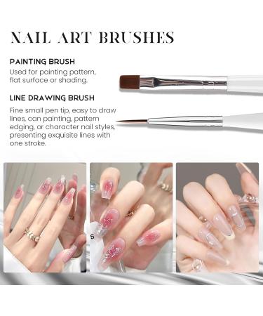 U-Shinein Metallic Painting Gel Kit for Nail Art - Strong Reflection UV Gel with Copper Liner Brush Set - Buy Online on GoSupps.com