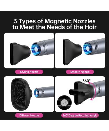 Professional High Speed Ionic Hair Dryer | Lightweight Low Noise Brushless Motor Auto-Clean Foldable - Shop Internationally - Buy Online on GoSupps.com