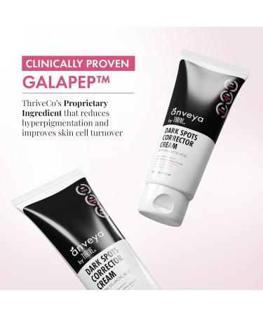 Anveya Dark Spots Corrector Cream | Prevent Aged Patches | For Dark Neck Underarms Inner Thighs Knuckles Elbows & Knees for Men & Women | 100ml - Buy Online on GoSupps.com