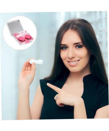 Healvian 8-Piece Quadratic Glasses Case & Contact Lens Organizer - Portable Storage Box with Mirror - Eyewear Keeper & Travel Container - Buy Online on GoSupps.com