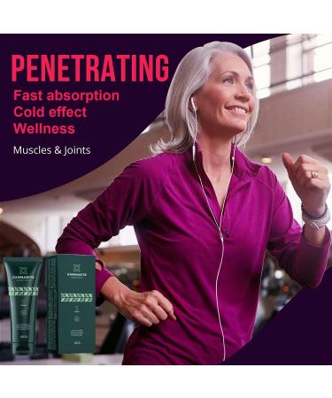 AKTIV CBD Massage Cream 200 ml with Arnica Allantoin Boswellia Light Texture Easy Absorption Topical Use - Buy Online on GoSupps.com