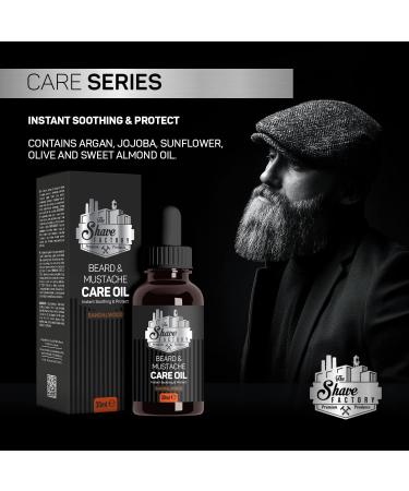 Buy The Shave Factory Bart and Current Care Oil | Sandalwood | 30ml for Professional Hairdressers & Traditional Shaving Enthusiasts - International Shipping Available - Buy Online on GoSupps.com