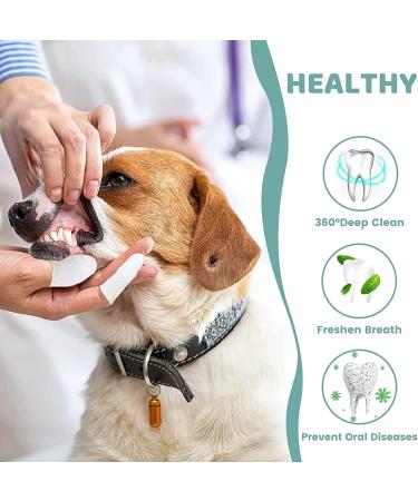 12-Pack Dog Toothbrush Fingerling - Reusable Pet Dental Care Anti-Plaque Cleaning for Dogs - Buy Online on GoSupps.com