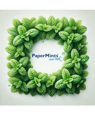 PAPERMINTS - Mint balls for fresh and long-lasting breath - Fights bad breath - Menthol candy without sugar or alcohol - Large size - 60 cool caps - Buy Online on GoSupps.com