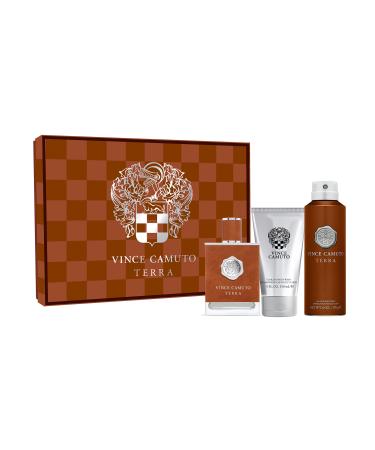 Vince Camuto Terra Eau de Toilette Spray for Men 1.13 Fl Oz (Pack of 3)
