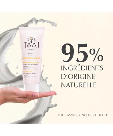 TAAJ | Abhyanga Hand Cream Duo | Nourishing and Protective Hand Care | Protects Hands Nails and Cuticles | Made in France | Vegan | CrueltyFree | 2x50ML - Buy Online on GoSupps.com