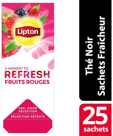  Lipton Lipton Feel Good Selection Black Tea Red Fruits 25 Bags - Buy Online on GoSupps.com