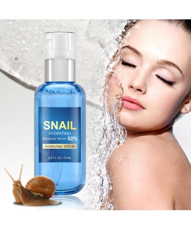 Buy Soothing Snail Serum 75ml - Anti-Aging Repair Booster with 92% Snail Filtrate & Hyaluronic Acid - Best Facial Skin Care for Women - Buy Online on GoSupps.com