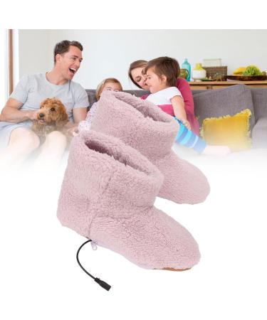 Potruwe Heated Slippers & Socks - Cozy Winter Foot Warmers | Electrical Heating Boots for Cold Feet (Pink) - Buy Online on GoSupps.com