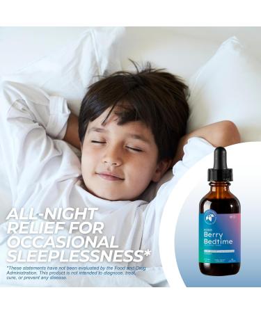 Mountain Meadow Herbs Berry Bedtime Kids Sleep Support Drops with Melatonin, Chamomile, Lemon Balm & Passionflower - Natural Sleep Aid for Children 2 oz 2 Fl Oz (Pack of 1) - Buy Online on GoSupps.com