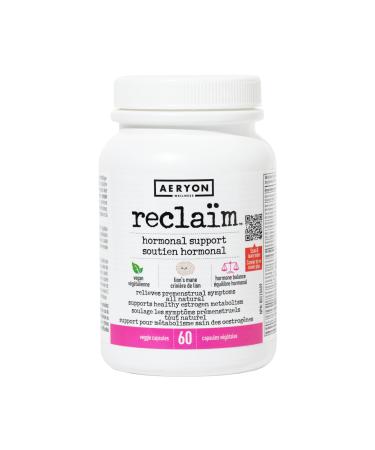 Reclaim Hormonal Support - Hormone Balance Supplements for Women Supports Healthy Estrogen Metabolism - Find PMS Relief - 60 Day Supply Including Turmeric and Lions Mane Supplement Extract