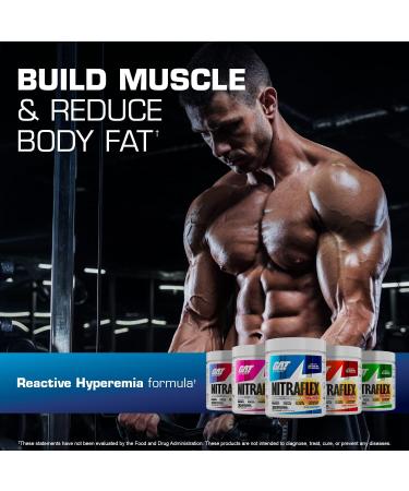 GAT NITRAFLEX Burn Pre Workout - Apple Melon Flavor - 30 Servings | Boost Energy & Burn Fat - Buy Online on GoSupps.com