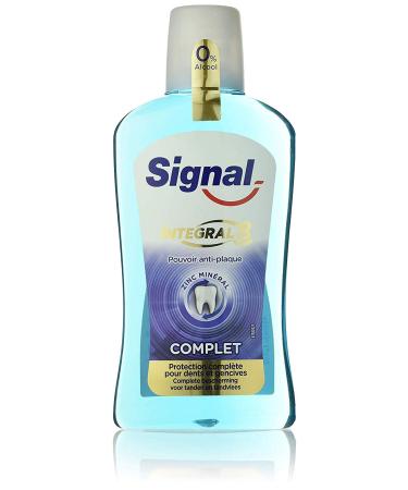 Signal Bain de Bouche Antibact rien Integral 8 Anti-plaque 500ml Anti-plaque 500 ml (Lot de 1)