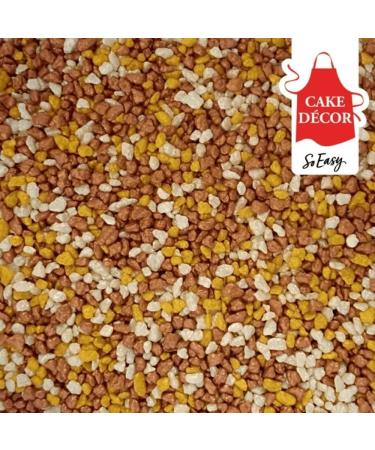 Cake D cor Gold Cake Decorations | 150g Gold Sprinkles & 4g Gold Glitter Spray | Sprinkles Cake Decorations | Edible Gold Sprinkles Cake Decorations (Gold)  - Buy Online on GoSupps.com