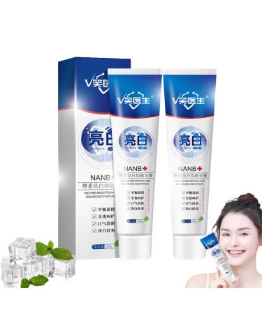 2PC SMILE DOCTOR SP-4 Lobiotic toothpaste for quick lightening SP-4 Ultra Whiten Stain Removal Fresh Breath Teeth Tothpaste Restores Brightness SP-4 brightening toothpaste for fresh breath