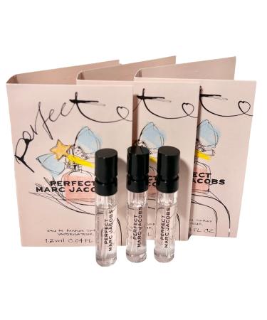 Marc Jacobs Perfect Sample Women Perfume Spray 1.2 ml / 0.04 oz - set of 3