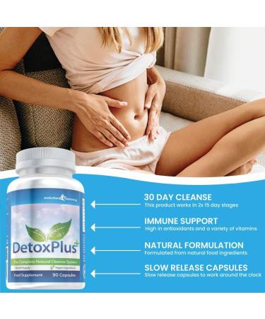 Detox Plus Complete Cleansing System 90 Count - Effective Detoxification Supplement - Buy Online on GoSupps.com