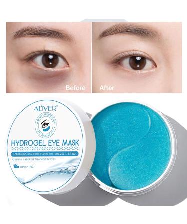 60pcs Hyaluronic Acid Collagen Eye Pads - Anti-Aging Hydrogel Moisturizing Eye Masks for Dark Circles & Puffiness - Buy Online on GoSupps.com