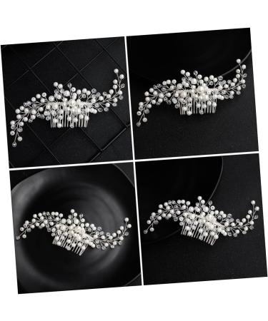 Angoily 1 Pc Hair Comb Women Decorative Hairpin Hairpins Crystal Headpiece Hair Accessory Hair Decorations Clip for Hair Wedding Hair Side Combs Dress Bride Accessories Alloy - Buy Online on GoSupps.com