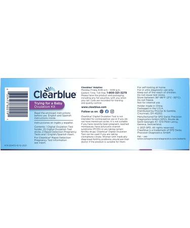 Clearblue Trying for a Baby Ovulation Kit - 27 Count Ovulation and Pregnancy Tests - Buy Online on GoSupps.com
