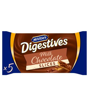McVitie's Digestives Milk Chocolate Slices 5 slices 124g