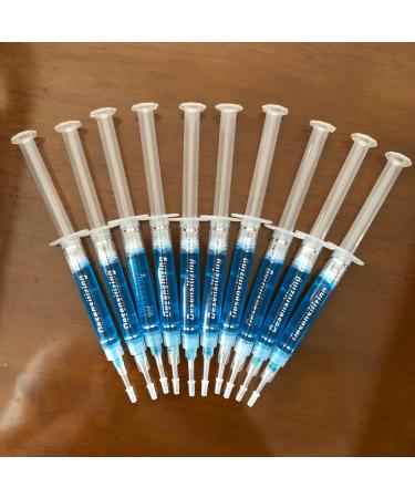 Desensitizing Teeth Whitening Gel Professional Remineralization Treatment for Tooth Sensitivity and Pain Relief During Whitening 10 Pack