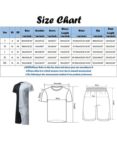 Wabtum Men's Summer Sport Set - Short Sleeve T-Shirt and Shorts [White, Size X-Large] - Buy Online on GoSupps.com