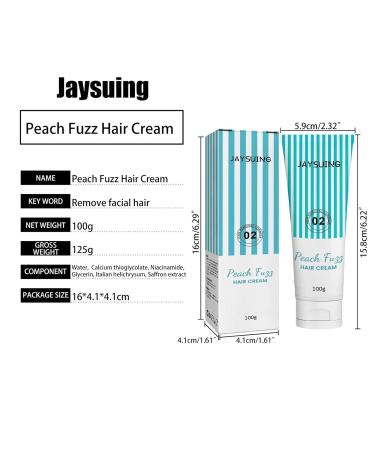 Skinetic Peach Fuzz Hair Removal Cream - 100g Gentle Face Hair Remover for Women | Mustache & Lip Hair Solution (3 Pieces) - Buy Online on GoSupps.com
