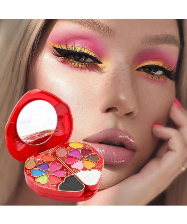  Ecoticfate Makeup Palette Bag Heart Makeup Box Makeup Palettes for Women Eyeshadow Palette with Mirror Makeup Gift Box 28 Ecoticfate - Buy Online on GoSupps.com