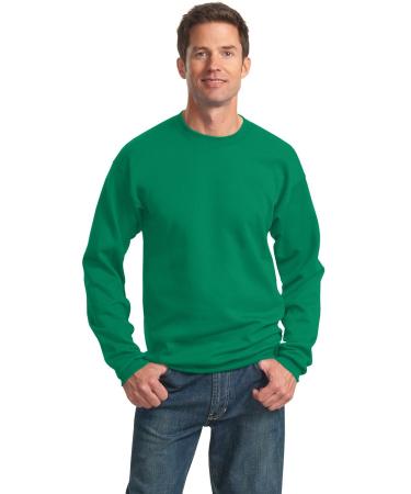 Port & Company Men's Classic Crewneck Sweatshirt Large Kelly