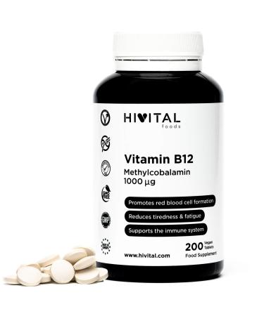 Vitamin B12 Methylcobalamin 1000 mcg | 200 vegan tablets (over 6 months of treatment) | Contributes to red blood cell formation reduces fatigue and improves immune system