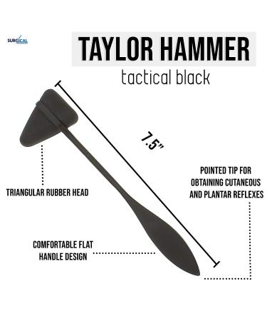 SURGICAL ONLINE Taylor Tomahawk Percussion Reflex Hammer for Neurological Examination - Black - Buy Online on GoSupps.com